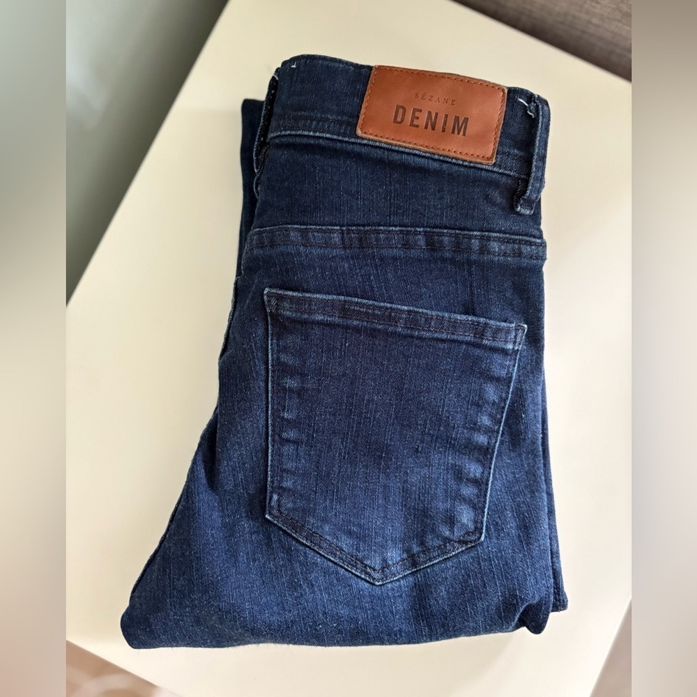 Sezane Classic Fit Dark Blue Jeans size 25 - Picture 9 of 10